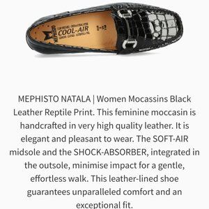 EUC Mephisto Natala moccasin